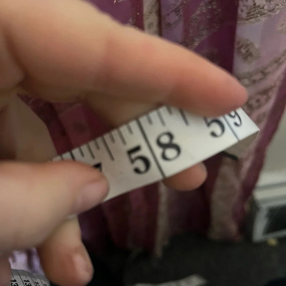 Vintage 1960s 1970s Adele Simpson Pink Metallic Chiffon Dress - Picture 12 of 16